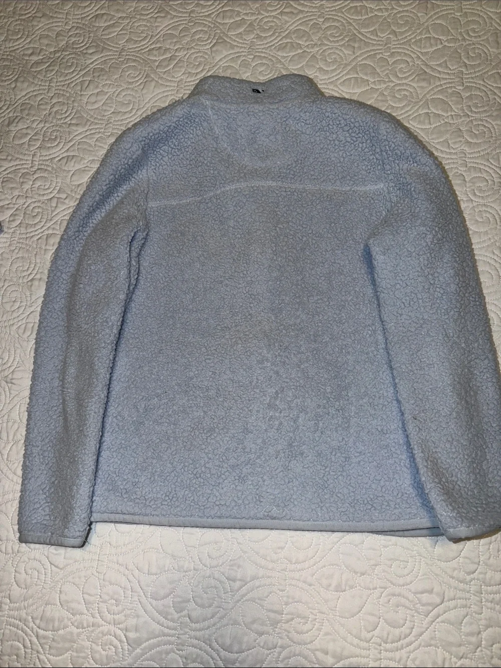 Vineyard Vines Kids Light Blue Sherpa Zip Jacket
